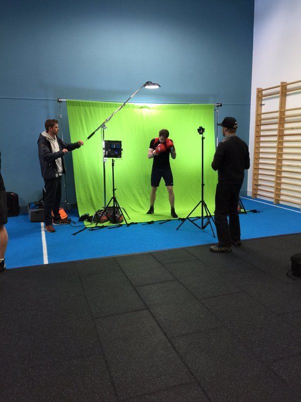 vsportr filming 360 video of boxing